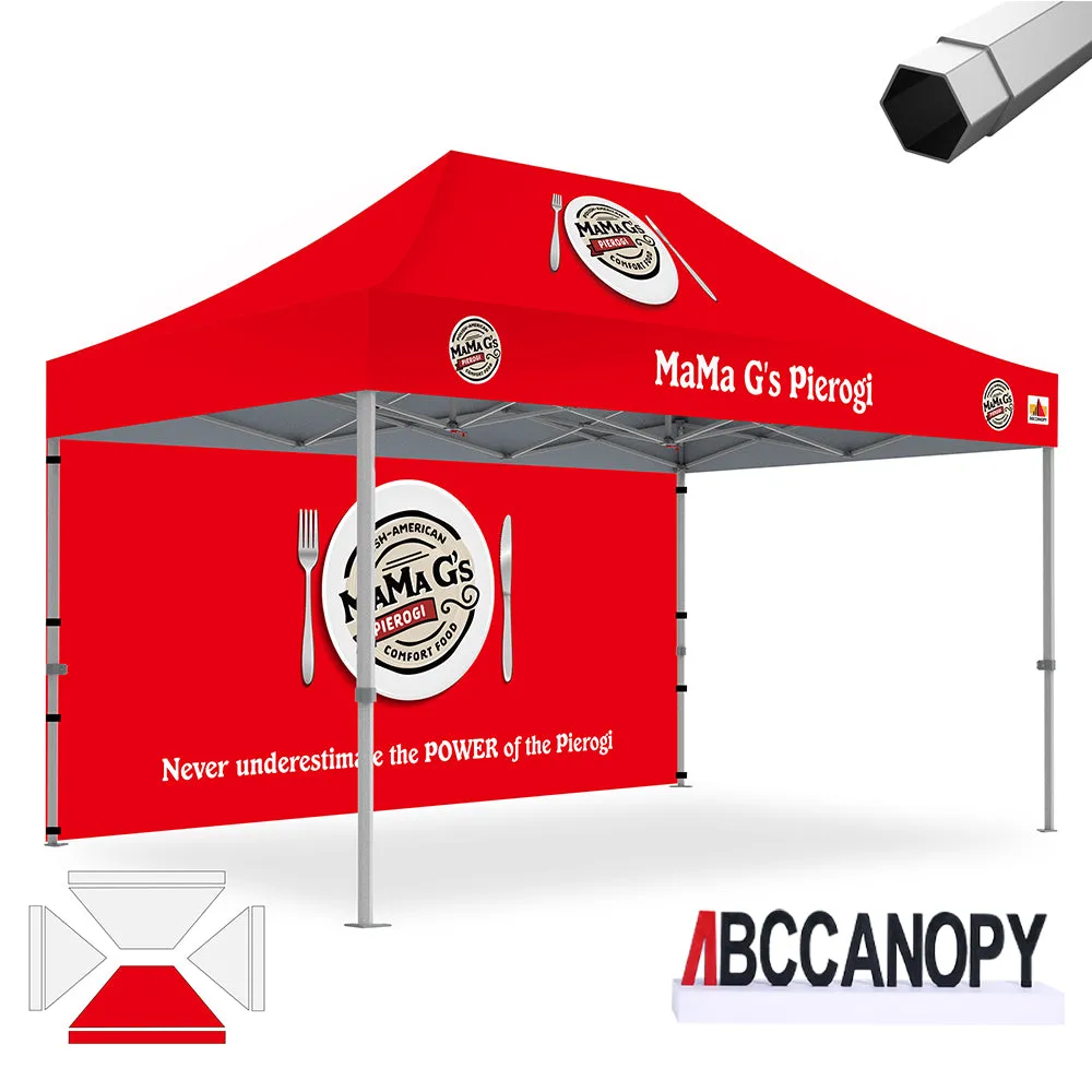 ABCCANOPY S2 Premium Heavy Duty Pop Up 8x8/10x10/10x15/10x20 Custom Canopy Tent