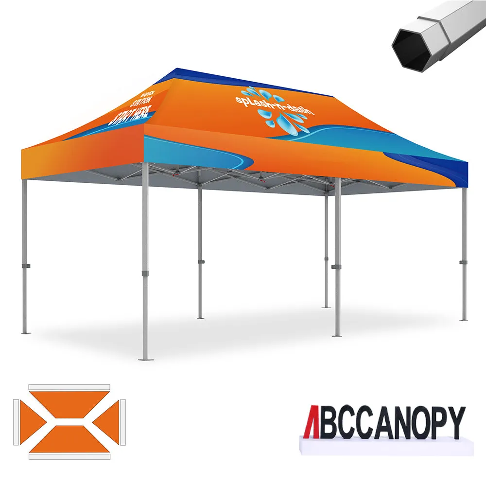 ABCCANOPY S2 Premium Heavy Duty Pop Up 8x8/10x10/10x15/10x20 Custom Canopy Tent