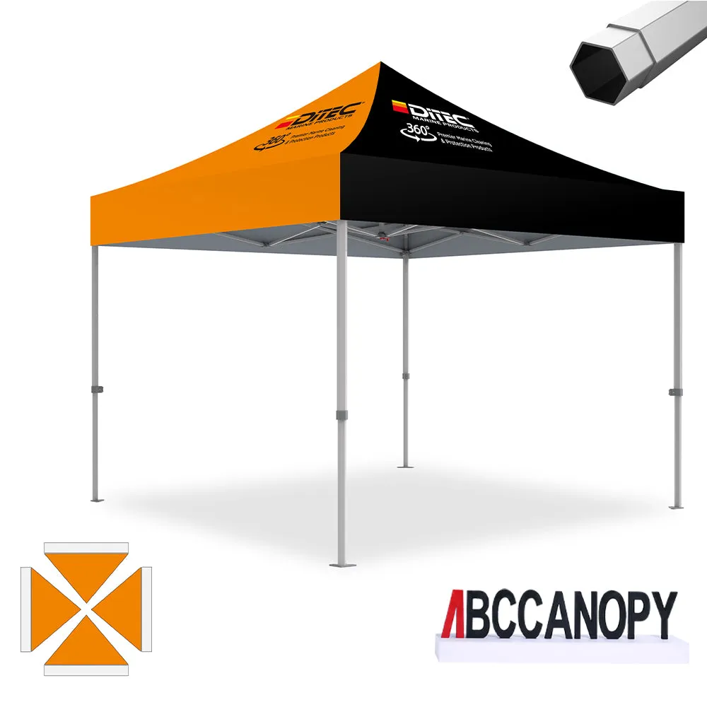 ABCCANOPY S2 Premium Heavy Duty Pop Up 8x8/10x10/10x15/10x20 Custom Canopy Tent