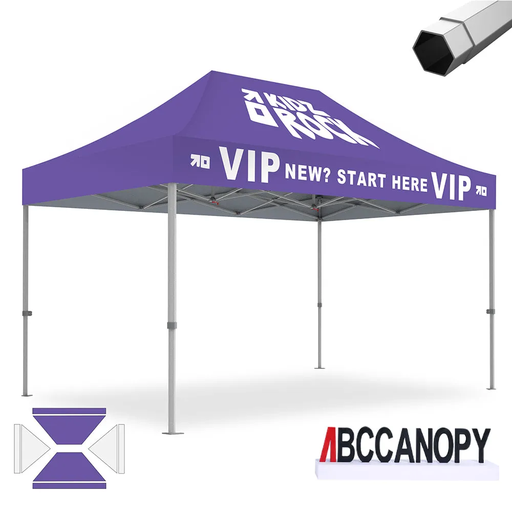 ABCCANOPY S2 Premium Heavy Duty Pop Up 8x8/10x10/10x15/10x20 Custom Canopy Tent