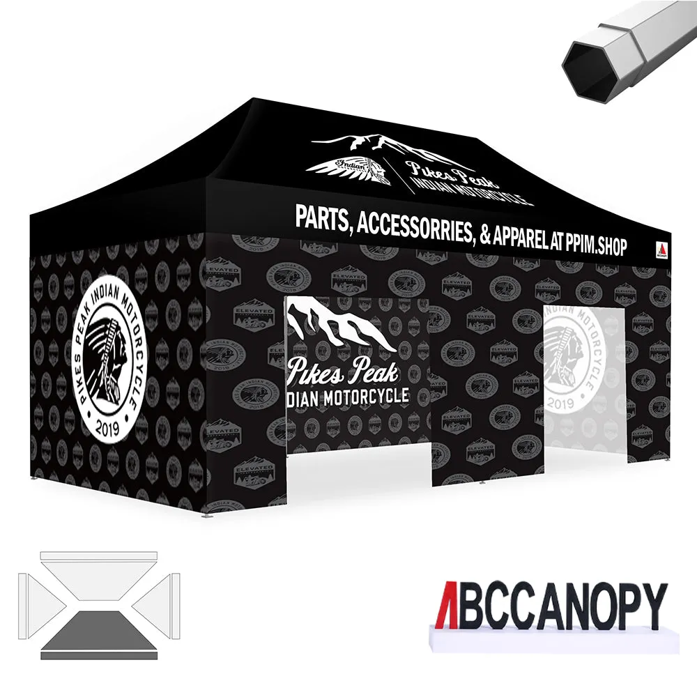 ABCCANOPY S2 Premium Heavy Duty Pop Up 8x8/10x10/10x15/10x20 Custom Canopy Tent