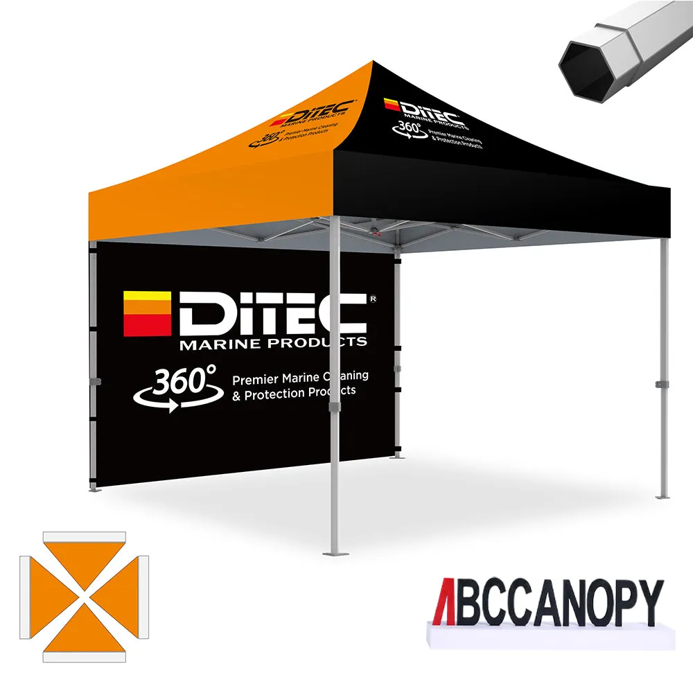 ABCCANOPY S2 Premium Heavy Duty Pop Up 8x8/10x10/10x15/10x20 Custom Canopy Tent