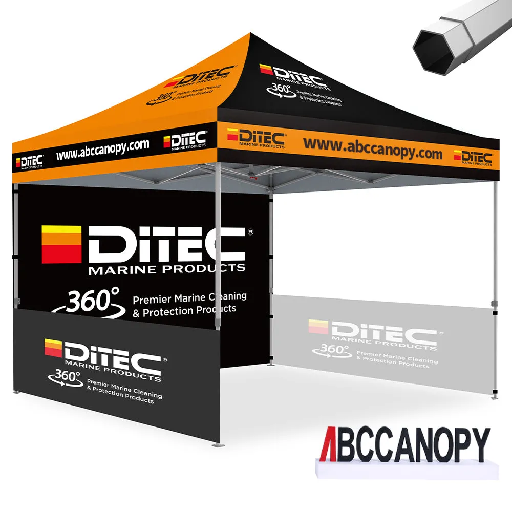 ABCCANOPY S2 Premium Heavy Duty Pop Up 8x8/10x10/10x15/10x20 Custom Canopy Tent