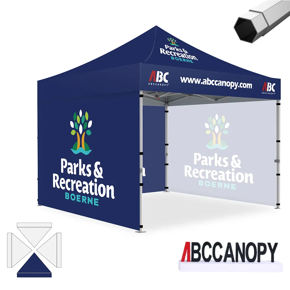 ABCCANOPY S2 Premium Heavy Duty Pop Up 8x8/10x10/10x15/10x20 Custom Canopy Tent