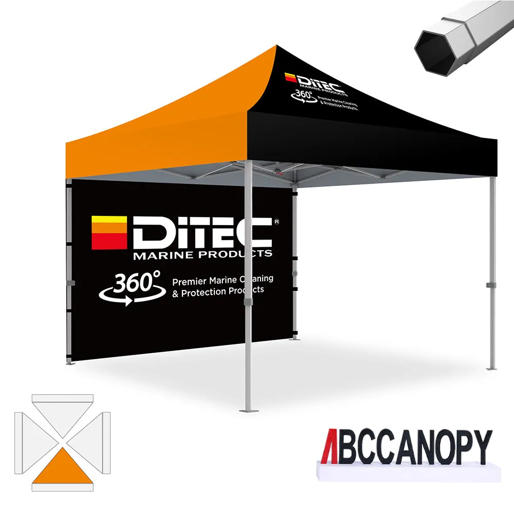 ABCCANOPY S2 Premium Heavy Duty Pop Up 8x8/10x10/10x15/10x20 Custom Canopy Tent