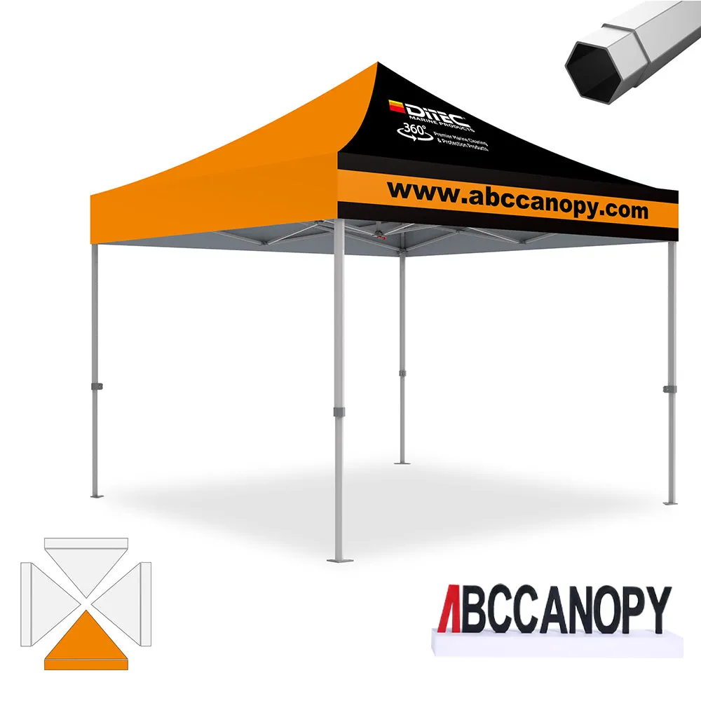 ABCCANOPY S2 Premium Heavy Duty Pop Up 8x8/10x10/10x15/10x20 Custom Canopy Tent