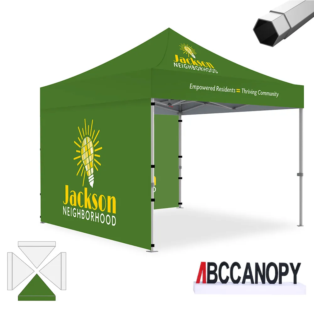 ABCCANOPY S2 Premium Heavy Duty Pop Up 8x8/10x10/10x15/10x20 Custom Canopy Tent