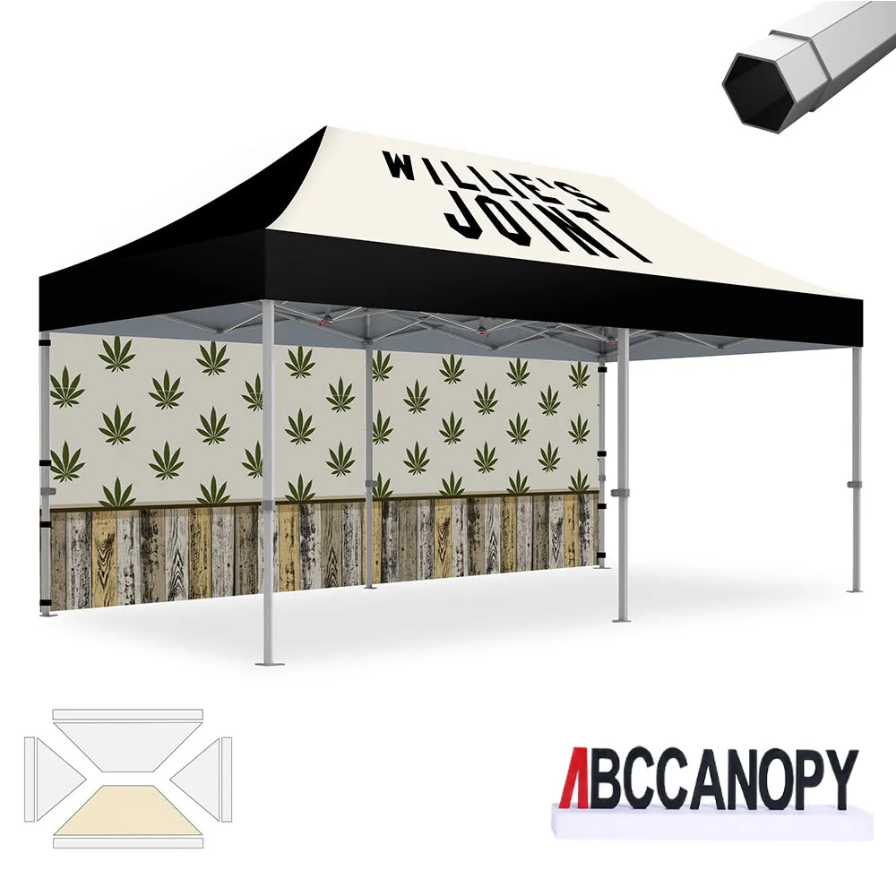 ABCCANOPY S2 Premium Heavy Duty Pop Up 8x8/10x10/10x15/10x20 Custom Canopy Tent