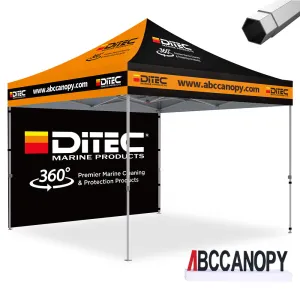 ABCCANOPY S2 Premium Heavy Duty Pop Up 8x8/10x10/10x15/10x20 Custom Canopy Tent