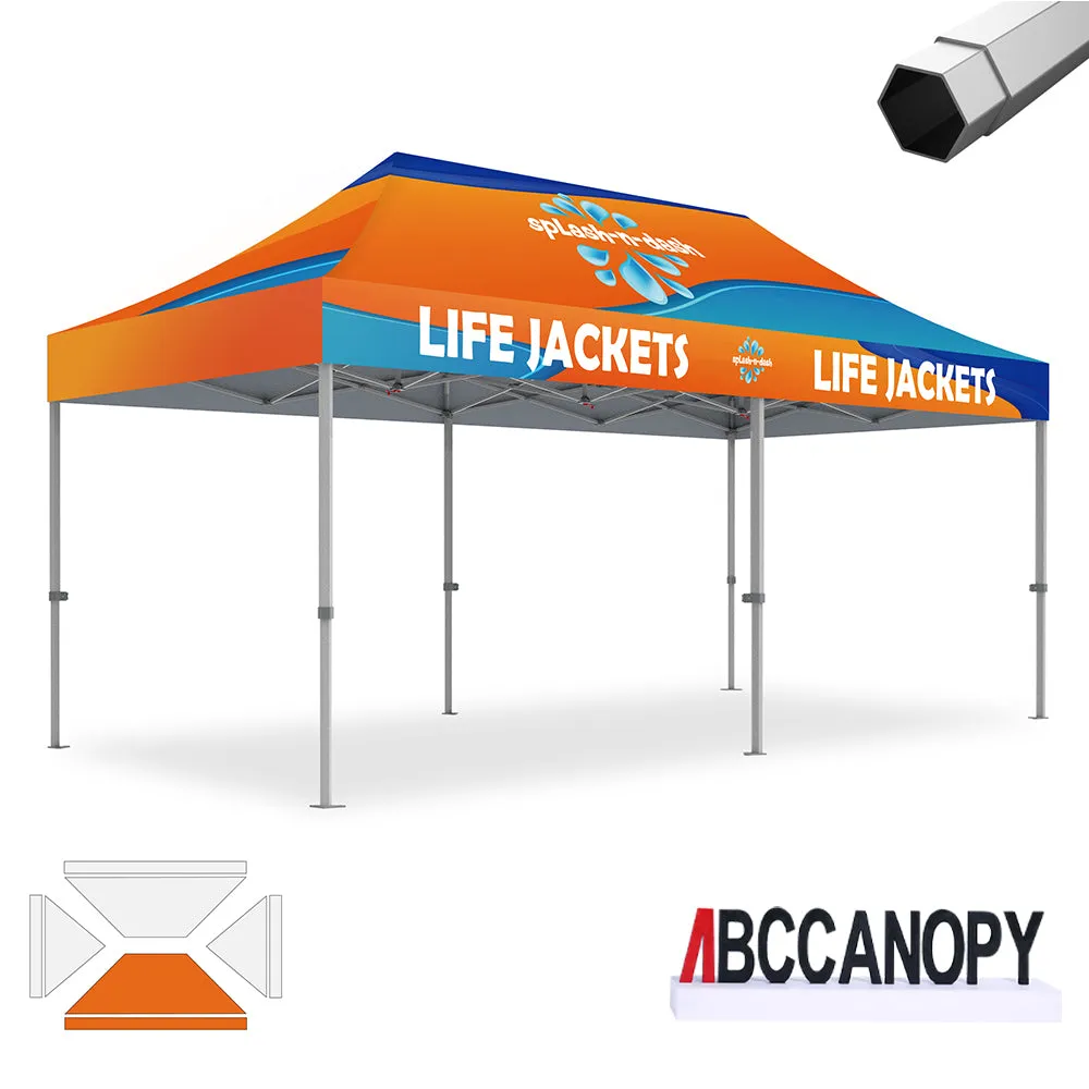 ABCCANOPY S2 Premium Heavy Duty Pop Up 8x8/10x10/10x15/10x20 Custom Canopy Tent