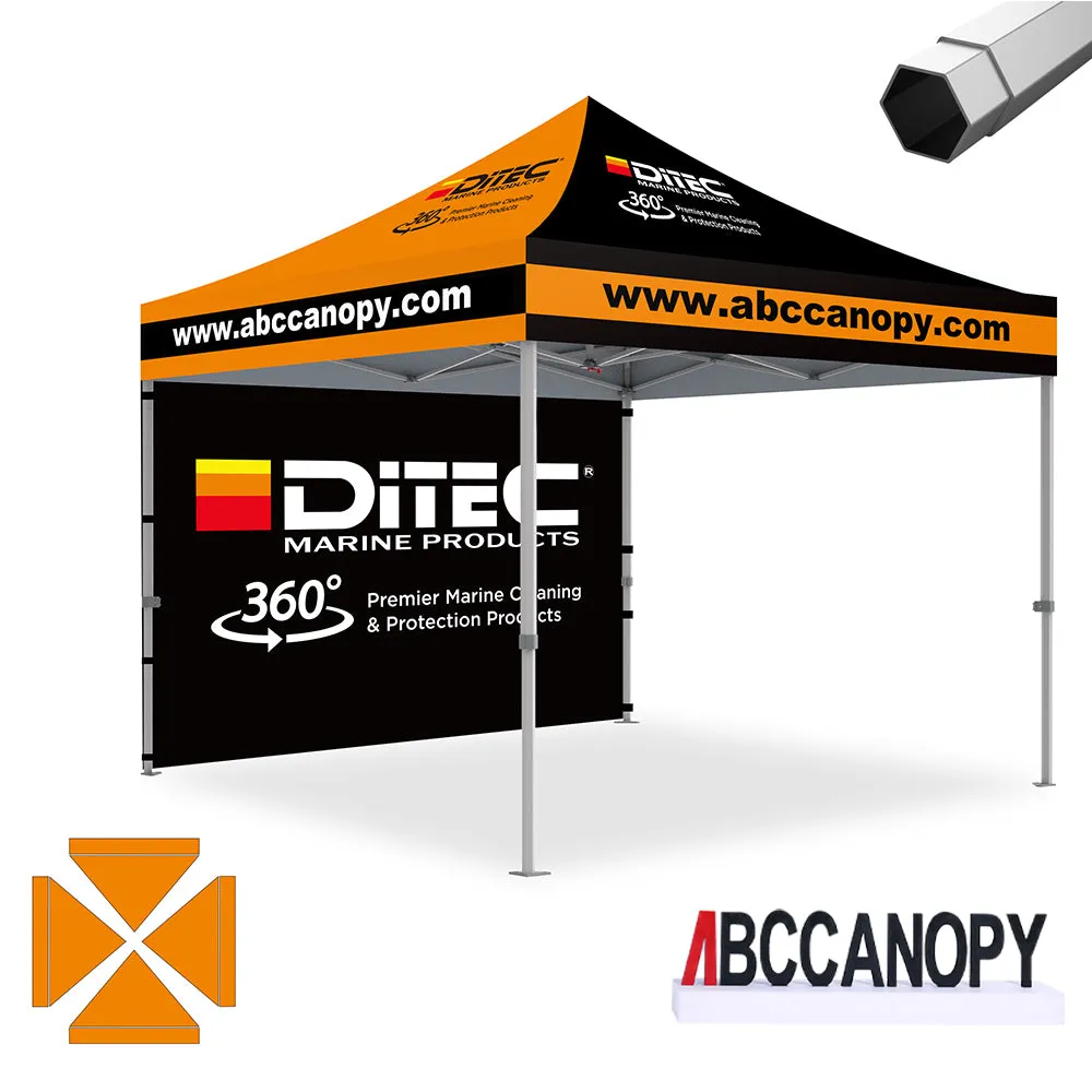 ABCCANOPY S2 Premium Heavy Duty Pop Up 8x8/10x10/10x15/10x20 Custom Canopy Tent