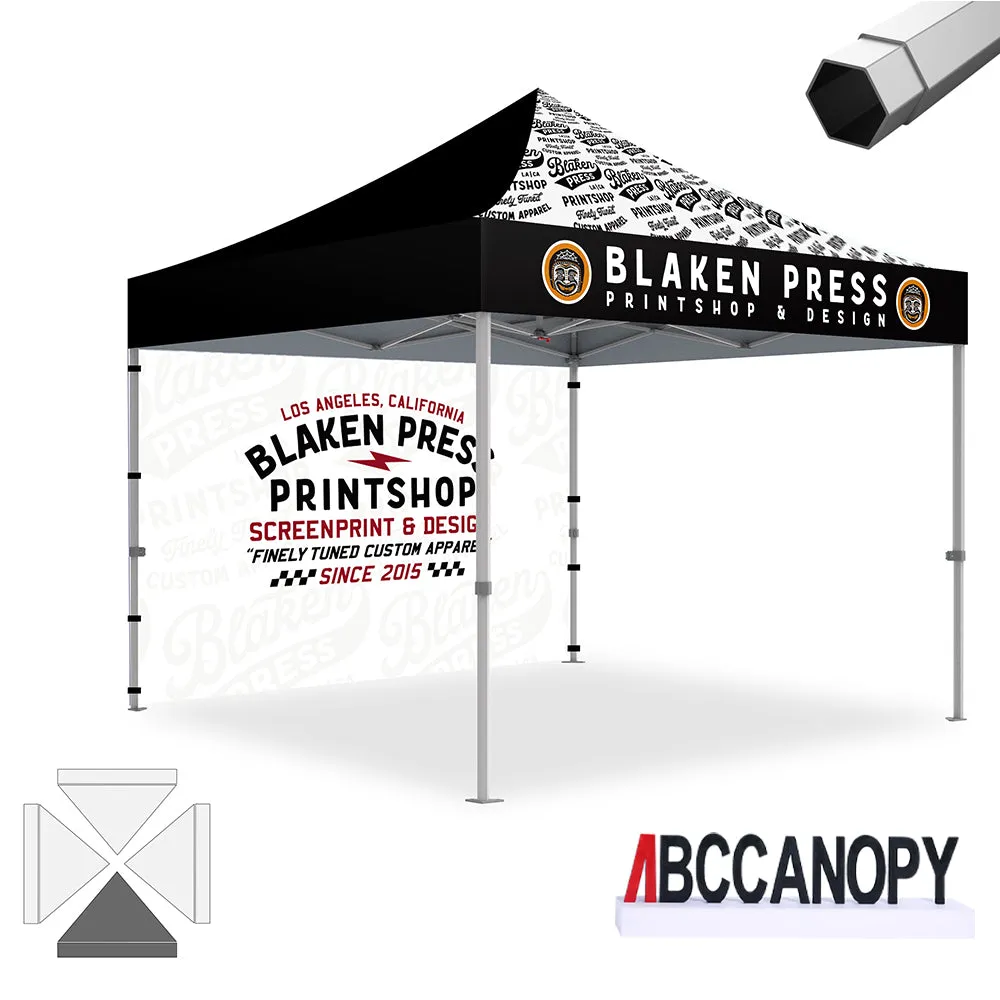 ABCCANOPY S2 Premium Heavy Duty Pop Up 8x8/10x10/10x15/10x20 Custom Canopy Tent