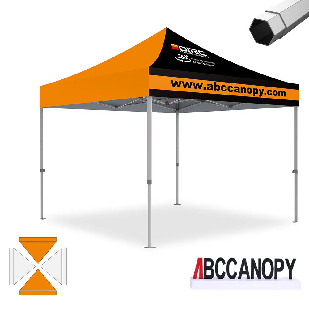 ABCCANOPY S2 Premium Heavy Duty Pop Up 8x8/10x10/10x15/10x20 Custom Canopy Tent