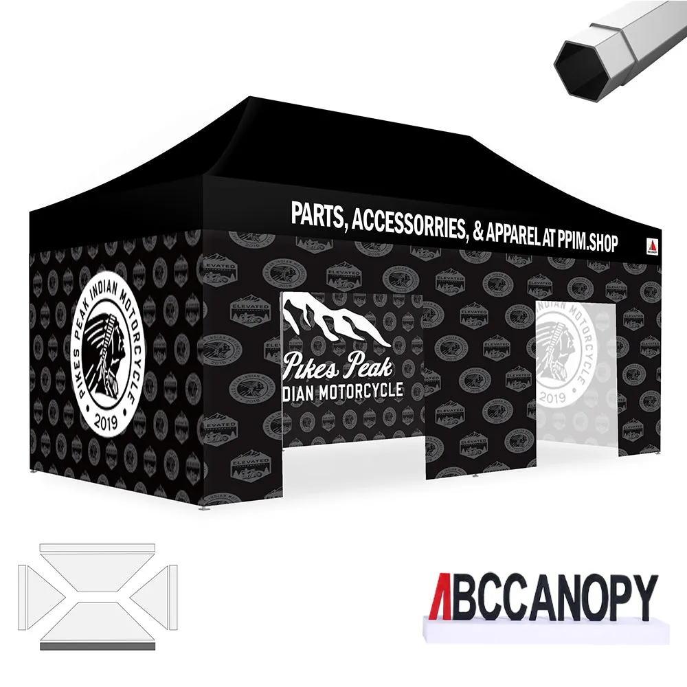 ABCCANOPY S2 Premium Heavy Duty Pop Up 8x8/10x10/10x15/10x20 Custom Canopy Tent