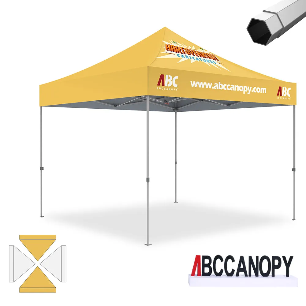 ABCCANOPY S2 Premium Heavy Duty Pop Up 8x8/10x10/10x15/10x20 Custom Canopy Tent