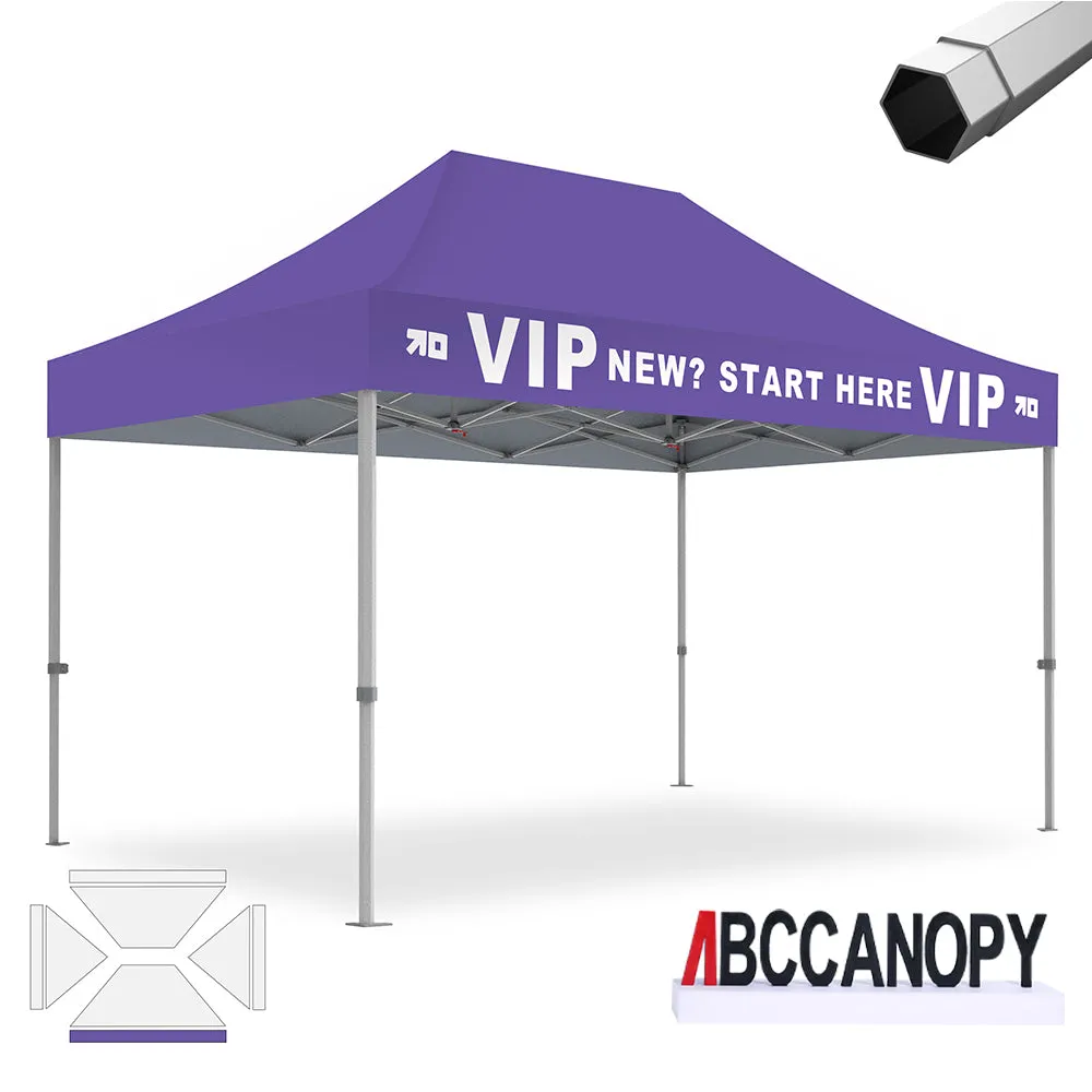 ABCCANOPY S2 Premium Heavy Duty Pop Up 8x8/10x10/10x15/10x20 Custom Canopy Tent
