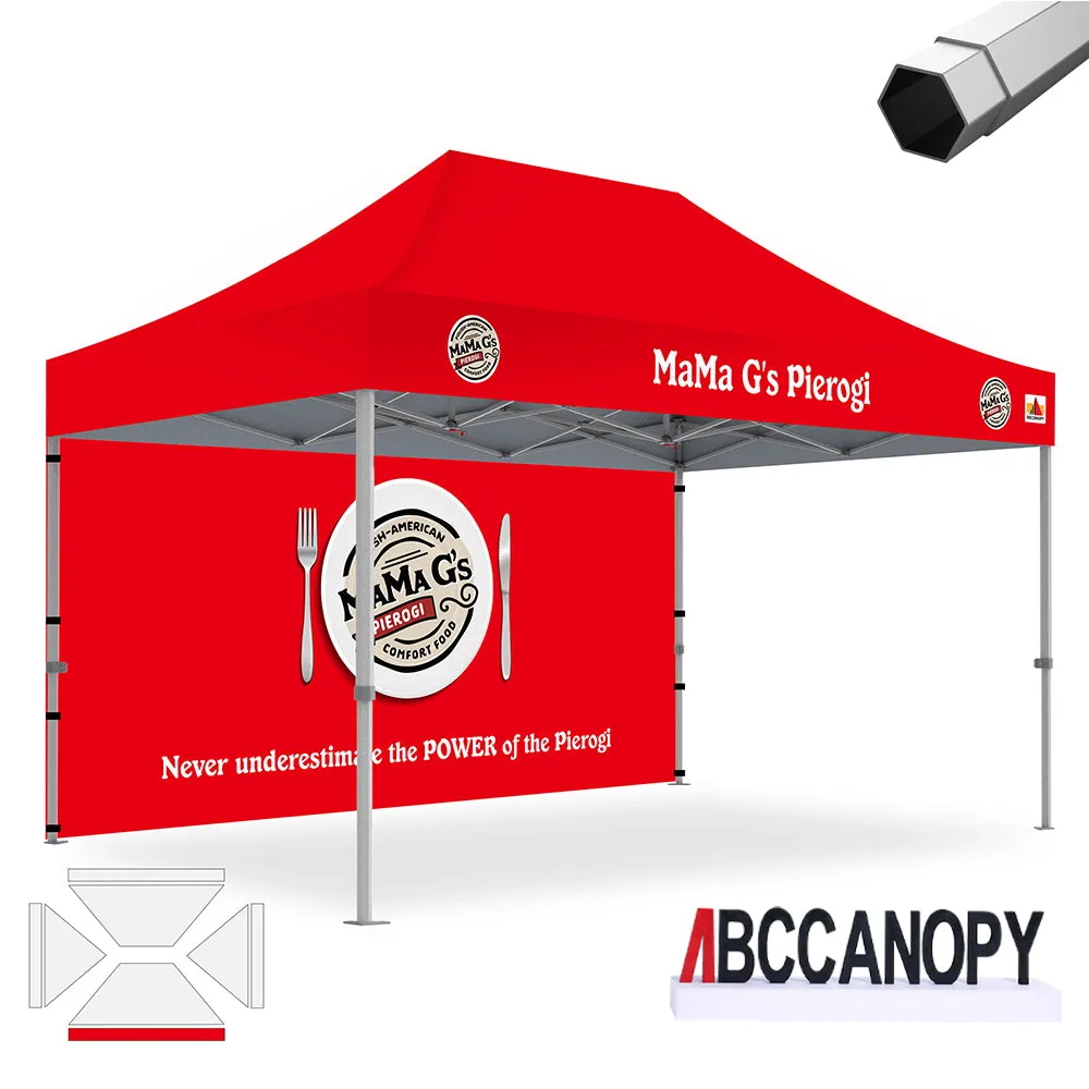 ABCCANOPY S2 Premium Heavy Duty Pop Up 8x8/10x10/10x15/10x20 Custom Canopy Tent