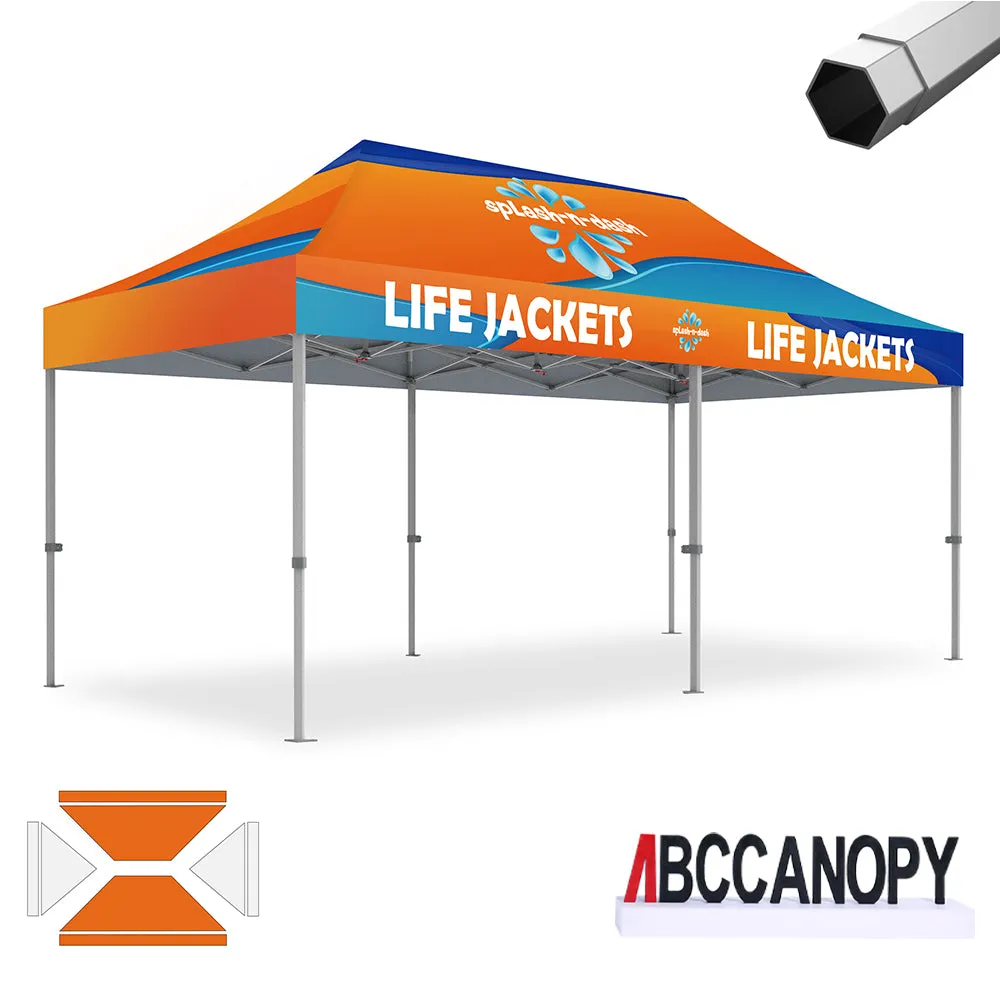 ABCCANOPY S2 Premium Heavy Duty Pop Up 8x8/10x10/10x15/10x20 Custom Canopy Tent