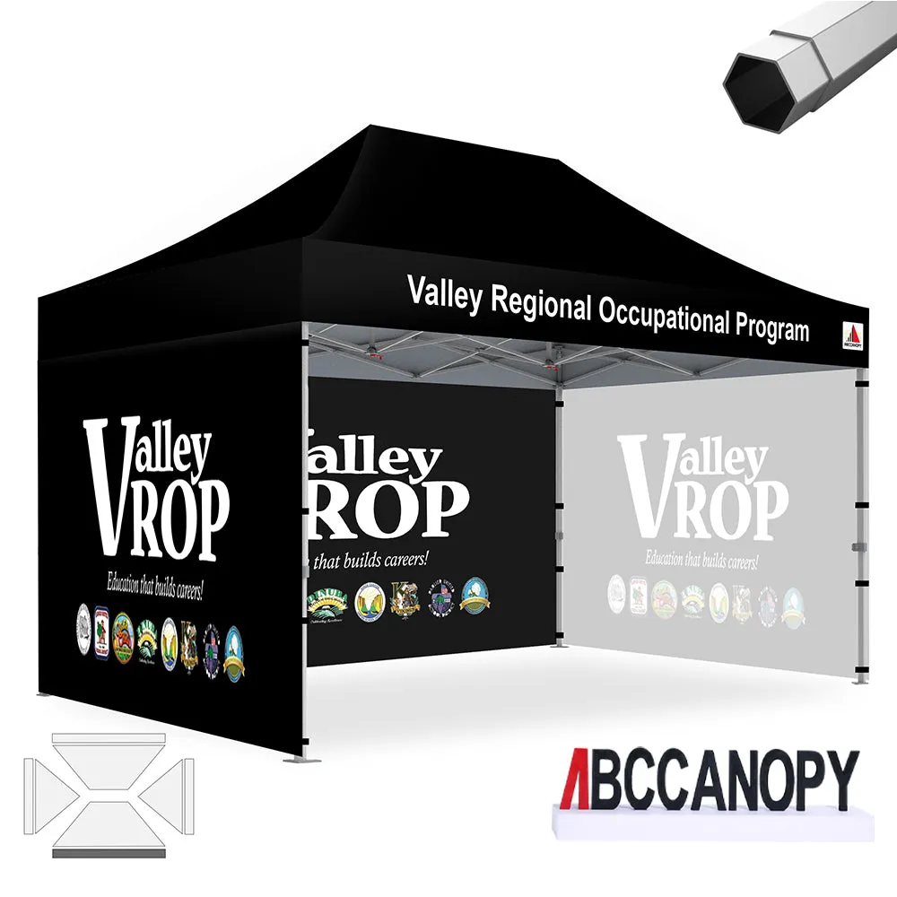 ABCCANOPY S2 Premium Heavy Duty Pop Up 8x8/10x10/10x15/10x20 Custom Canopy Tent