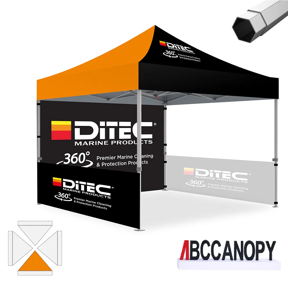 ABCCANOPY S2 Premium Heavy Duty Pop Up 8x8/10x10/10x15/10x20 Custom Canopy Tent