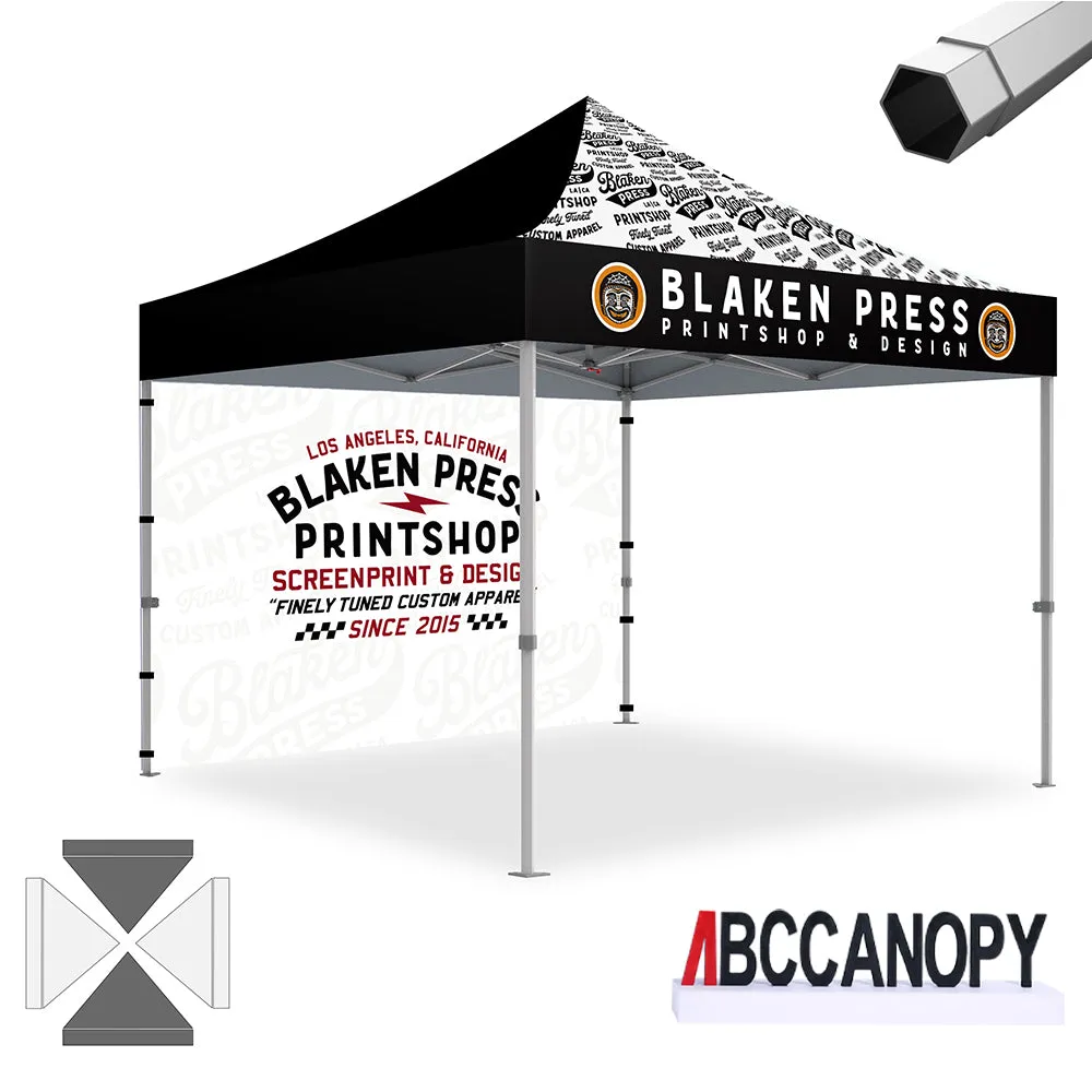 ABCCANOPY S2 Premium Heavy Duty Pop Up 8x8/10x10/10x15/10x20 Custom Canopy Tent