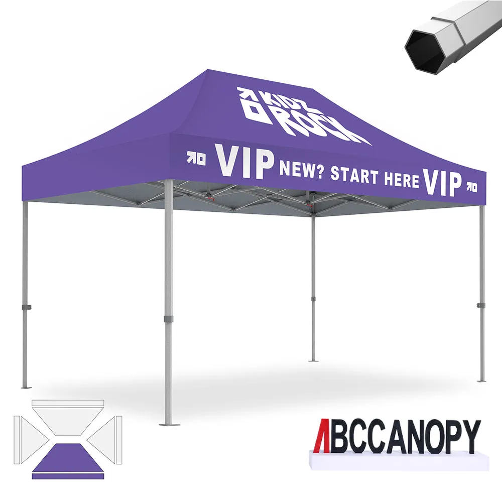 ABCCANOPY S2 Premium Heavy Duty Pop Up 8x8/10x10/10x15/10x20 Custom Canopy Tent