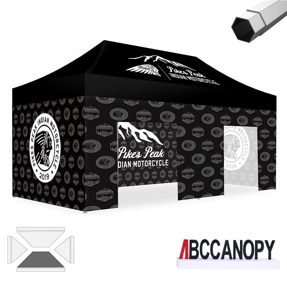 ABCCANOPY S2 Premium Heavy Duty Pop Up 8x8/10x10/10x15/10x20 Custom Canopy Tent