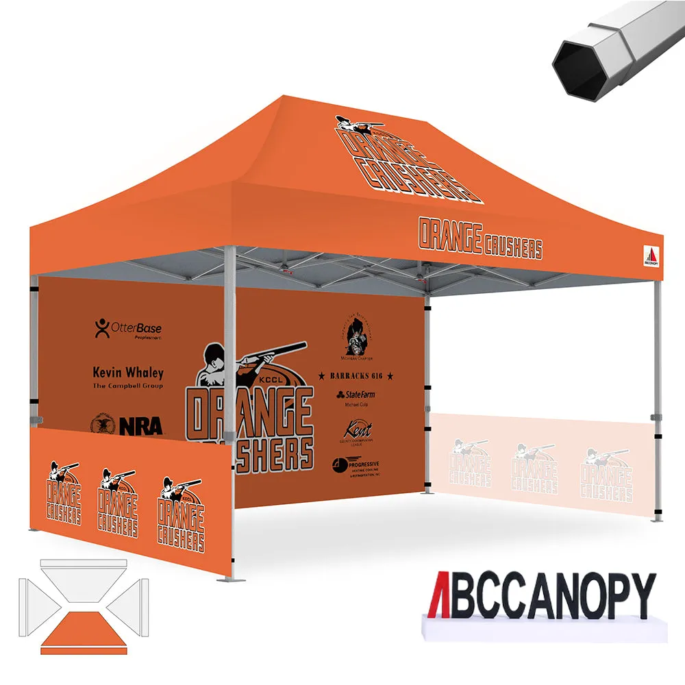 ABCCANOPY S2 Premium Heavy Duty Pop Up 8x8/10x10/10x15/10x20 Custom Canopy Tent