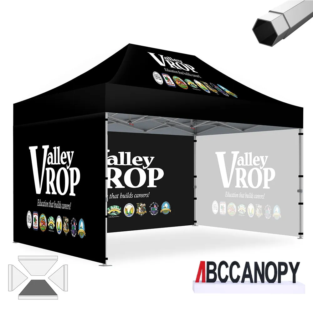 ABCCANOPY S2 Premium Heavy Duty Pop Up 8x8/10x10/10x15/10x20 Custom Canopy Tent