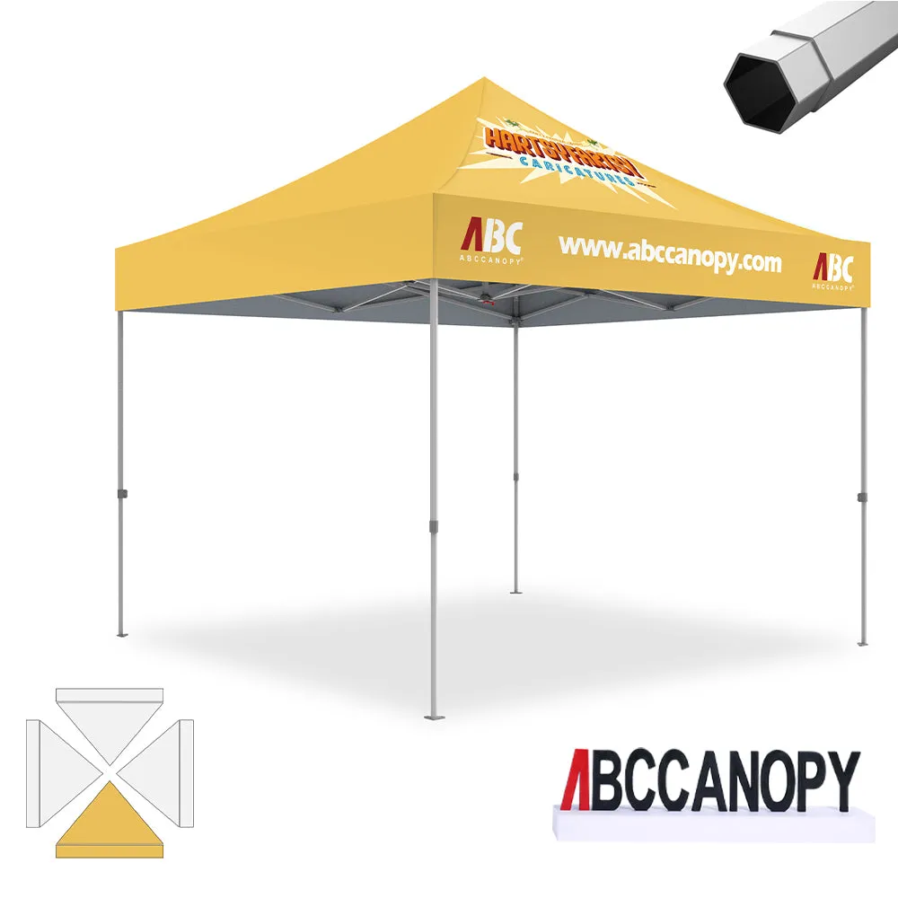 ABCCANOPY S2 Premium Heavy Duty Pop Up 8x8/10x10/10x15/10x20 Custom Canopy Tent