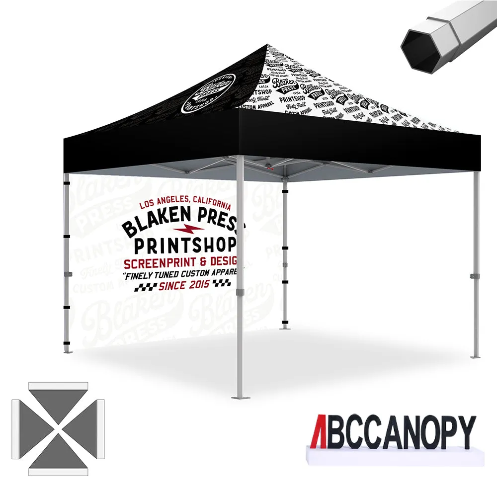 ABCCANOPY S2 Premium Heavy Duty Pop Up 8x8/10x10/10x15/10x20 Custom Canopy Tent