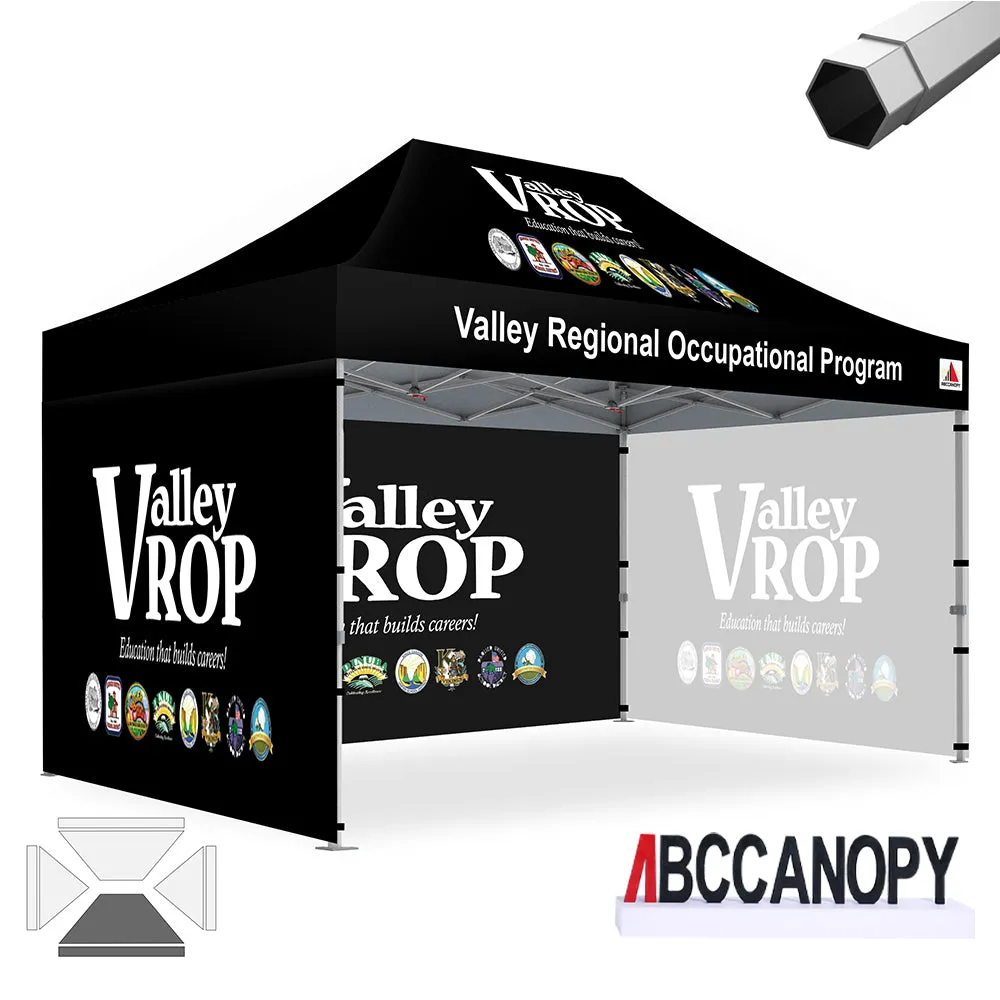 ABCCANOPY S2 Premium Heavy Duty Pop Up 8x8/10x10/10x15/10x20 Custom Canopy Tent
