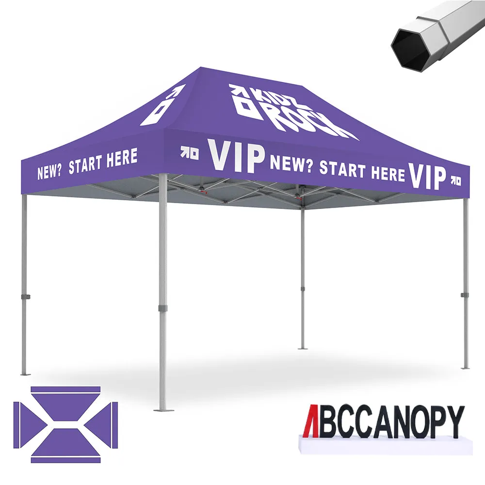 ABCCANOPY S2 Premium Heavy Duty Pop Up 8x8/10x10/10x15/10x20 Custom Canopy Tent