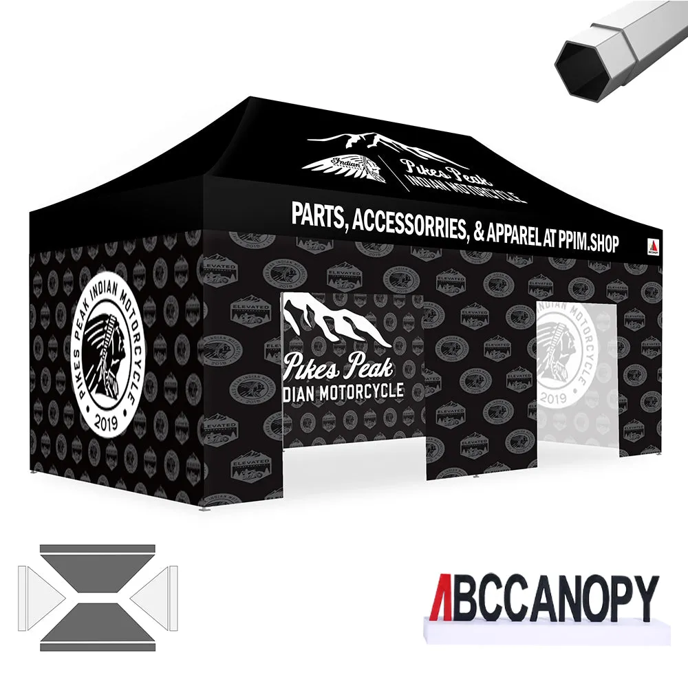 ABCCANOPY S2 Premium Heavy Duty Pop Up 8x8/10x10/10x15/10x20 Custom Canopy Tent