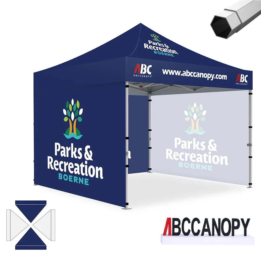 ABCCANOPY S2 Premium Heavy Duty Pop Up 8x8/10x10/10x15/10x20 Custom Canopy Tent
