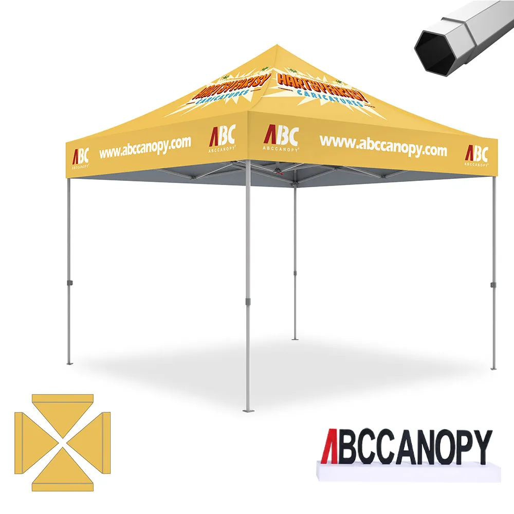 ABCCANOPY S2 Premium Heavy Duty Pop Up 8x8/10x10/10x15/10x20 Custom Canopy Tent
