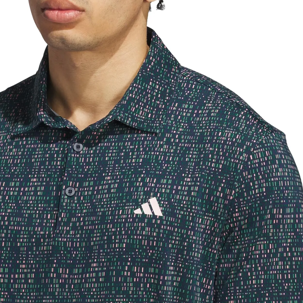 adidas Men's Ultimate365 Power Grid Print Polo Shirt