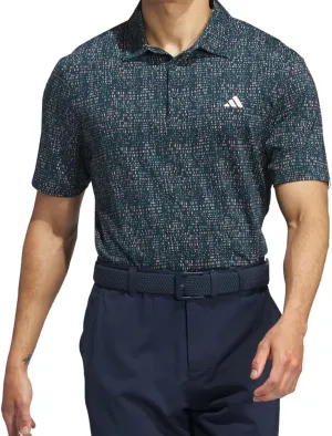 adidas Men's Ultimate365 Power Grid Print Polo Shirt