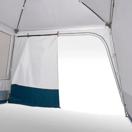 Camping living room with poles arpenaz base fresh 10-person