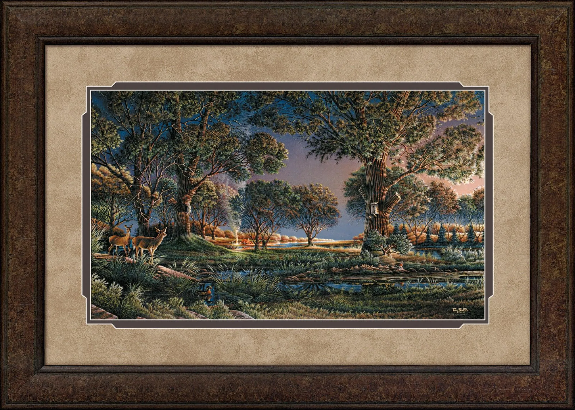 Camping on Sunset Point - Elite Print