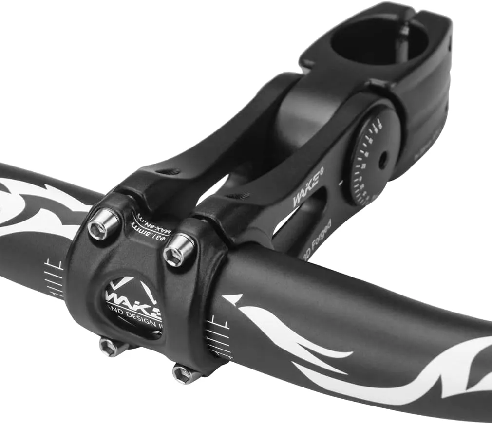 CYSKY Bike Stem Universal 31.8mm and 25.4mm Adjustable  90 Degree 90mm 110mm 130mm 145mm MTB Stem Bike Stem Riser Short Handlebar Stem for Mountain Bike Road Bike BMX City Bike Bicycle