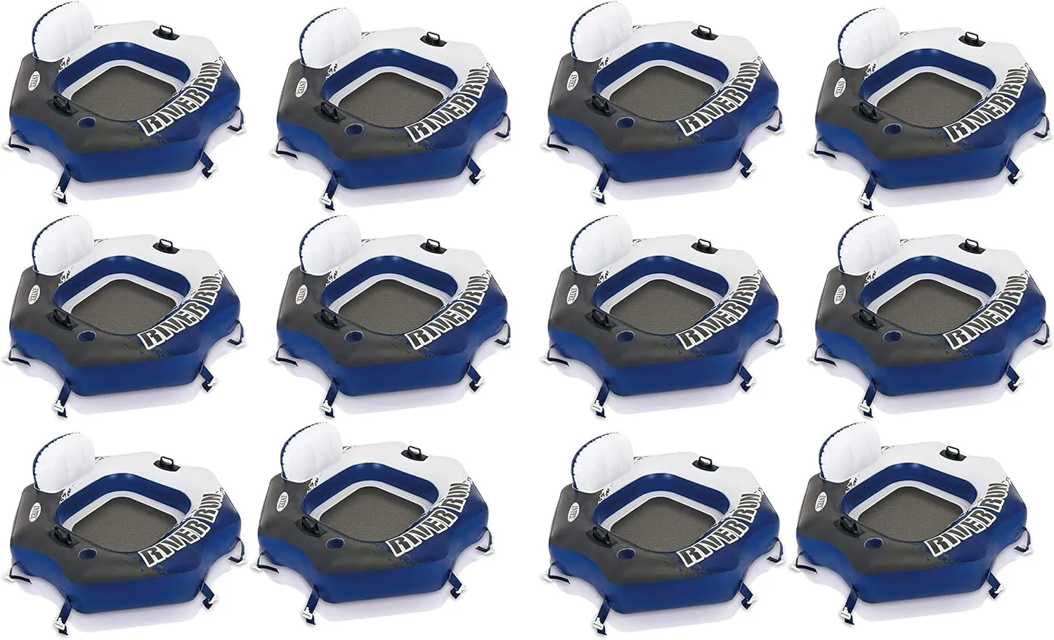 Intex River Run Single Person Inflatable Connecting Lounge Tube