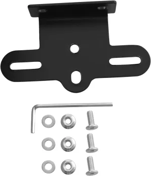 LQ Industrial Bicycle Rear Rack Reflector Fixing Clip L-Shape Mounting Plate Mountain Bike Tail Light Warning Plate Bicycle Reflector Bracket Mounting Bicycle Rear Rack Bracket Black