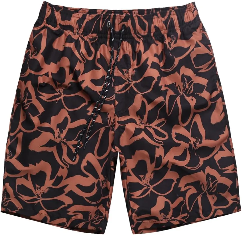Men's Quick Dry Swim Trunks - Beach Vacation Essentials Board Shorts (Size Runs Small, Recommend Ordering 1 Size Up)