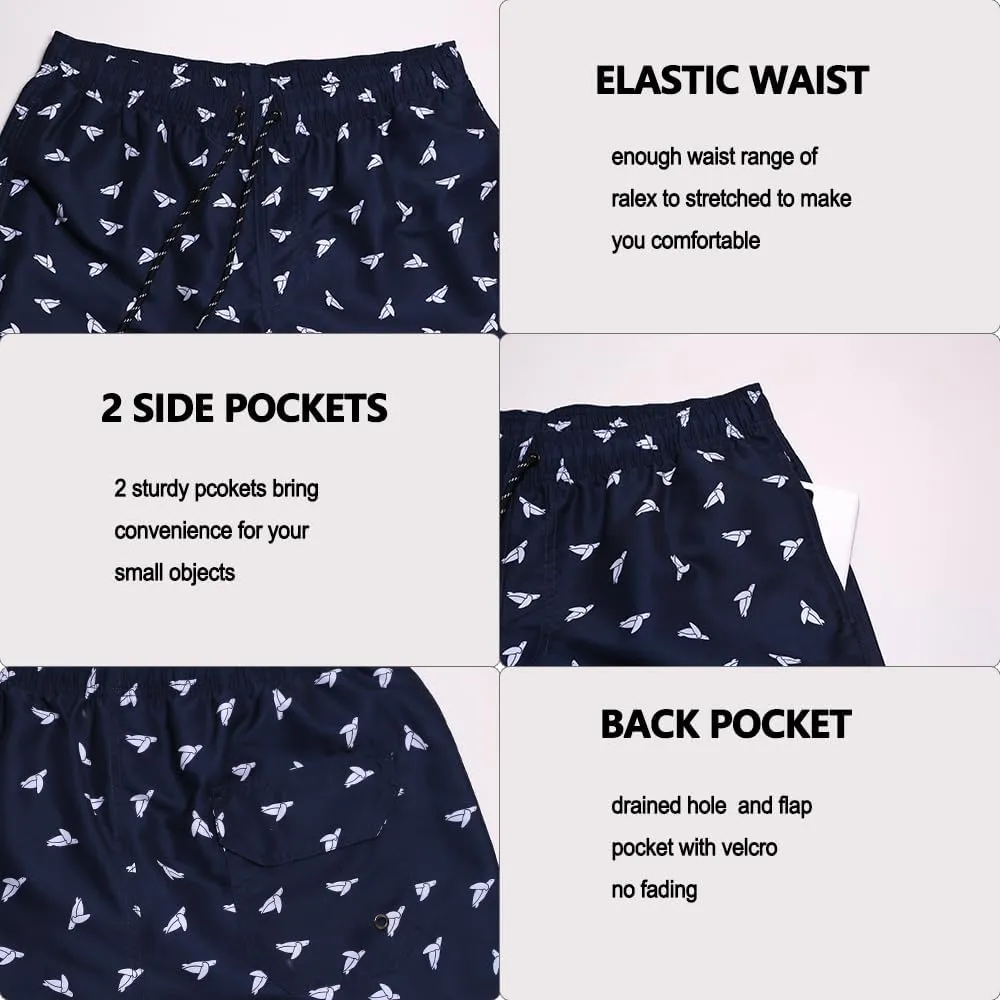 Mens Swim Trunks Quick Dry Bathing Suit Board Shorts for Men | Beach Swimwear Pool Shorts