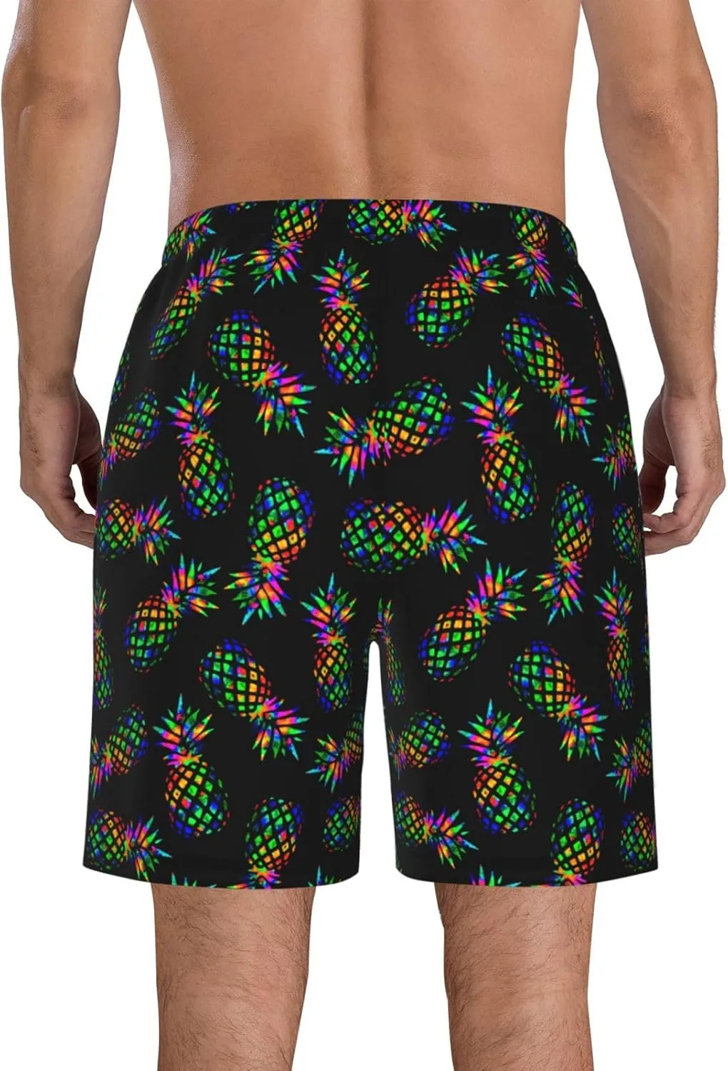Mens Swim Trunks Quick Dry Board Shorts with Pockets Swimwear Bathing Suits