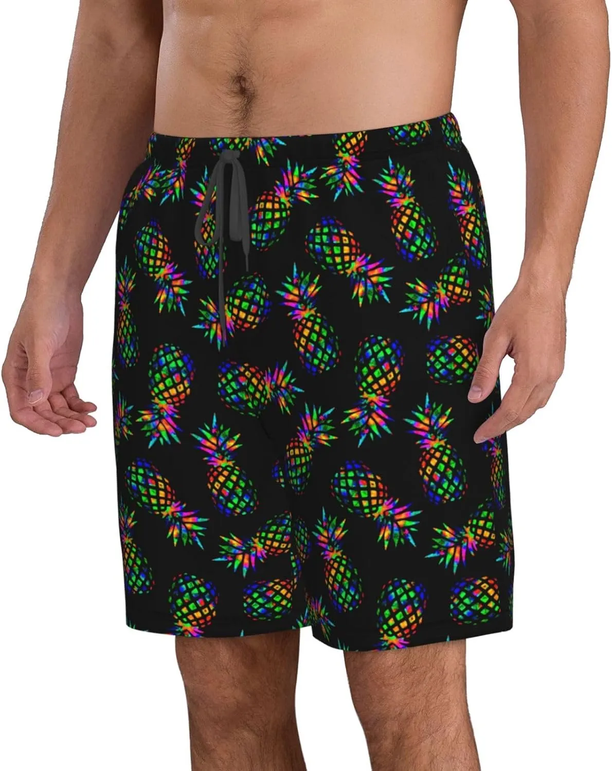 Mens Swim Trunks Quick Dry Board Shorts with Pockets Swimwear Bathing Suits