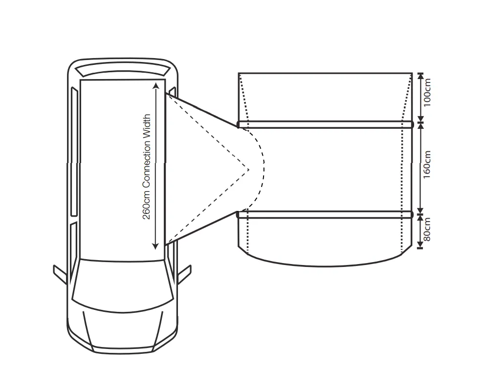 Outdoor Revolution Cayman Curl Air Low Drive Away Awning