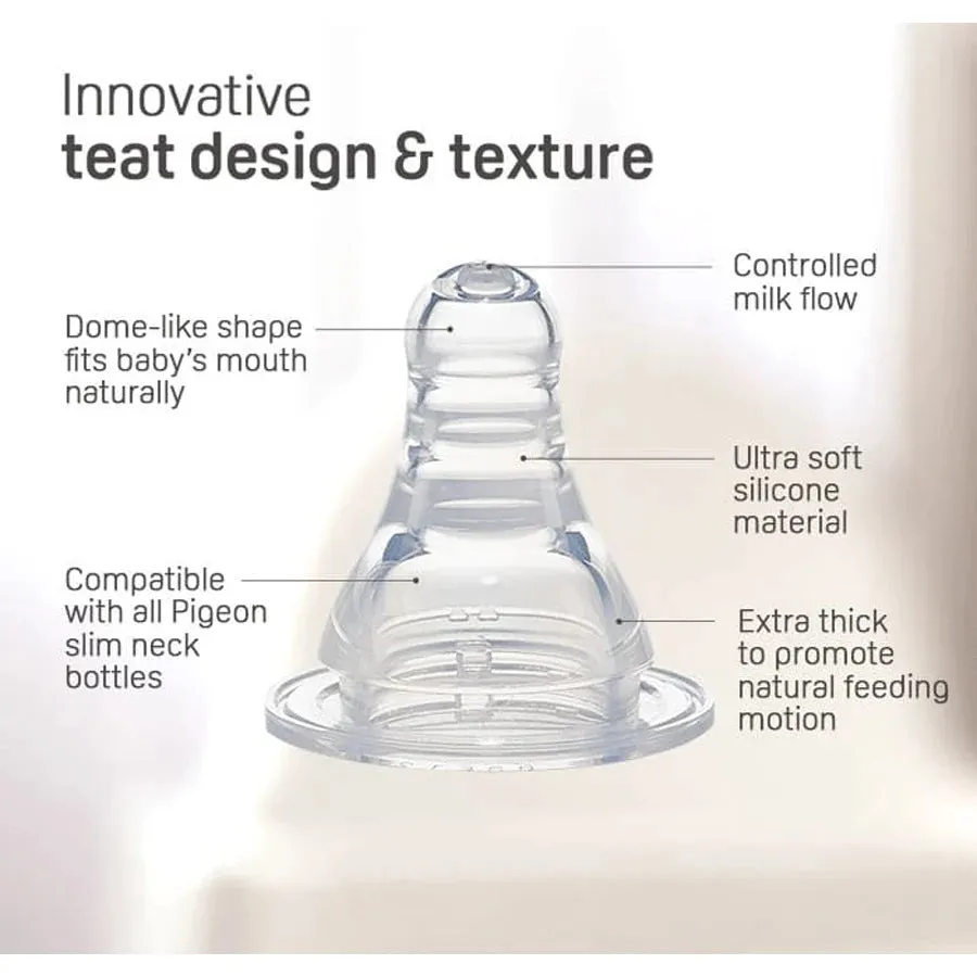 Pigeon Glass Bottle SN 120 ML (White)