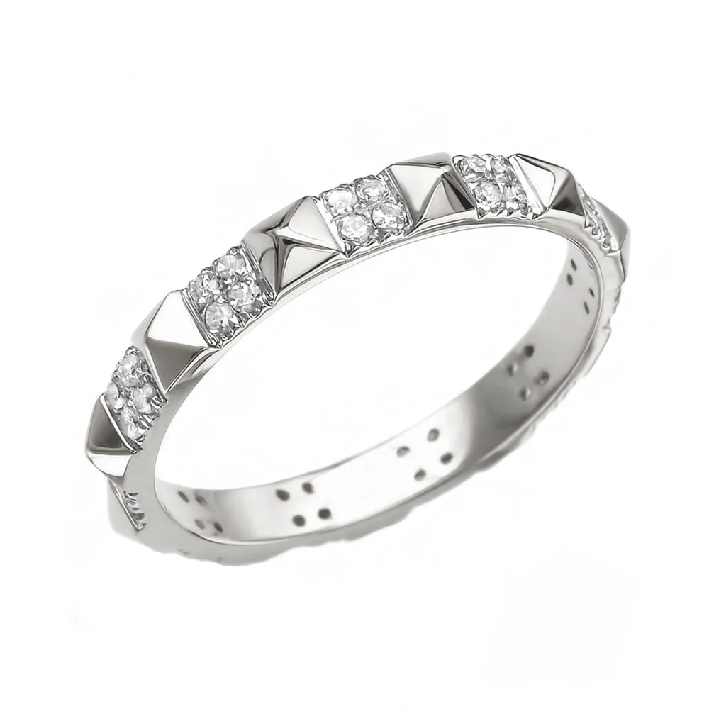 Pyramid Eternity Band